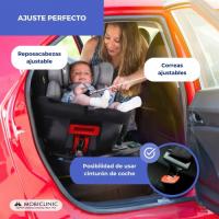 Silla de coche Giro 360º ISOFIX Mobiclinic® Grupo 2/3  Evolutiva De 0-12 años Lionfix PRO Arnés 5 puntos Normativa i-size Pata de seguridad Regulable Reclinable 3 posiciones Textil lavable - details 3