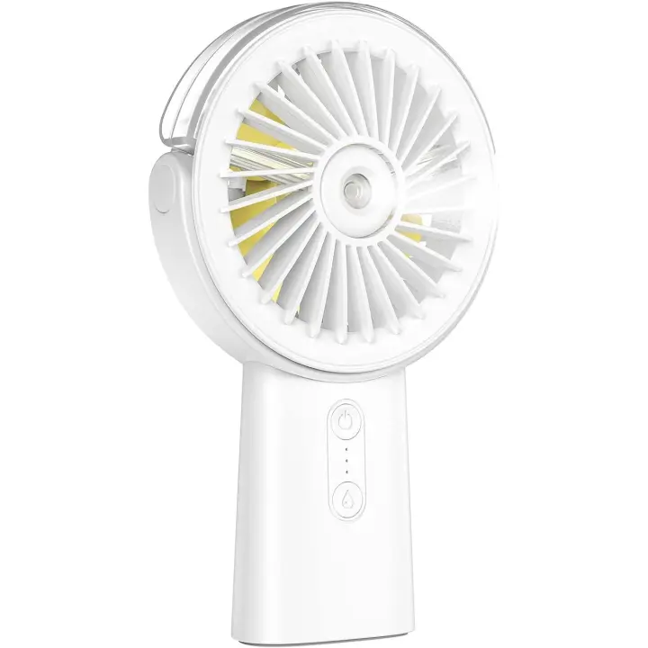 Ventilador de mano - Ventilador de niebla - Ventilador portátil - Ventilador de niebla de agua - Ventilador de mano recargable de 4000 mAh - Ventilador - Para viajes Hombres Mujeres - 1