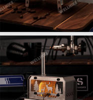 Mini Estufa De Madera WELLHIKE Para Camping Al Aire Libre Portátil Y Plegable Quemador De Incienso Y Velas De Caza Estilo Oso Elegante - details 9