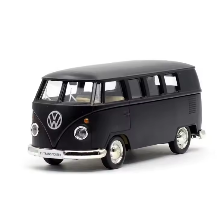 Coche De Colección Volkswagen T1 Miniatura 1/36 Juguete De Aleación De Metal Para Niños Modelo De Vehículo Bus De Coleccionista - 1
