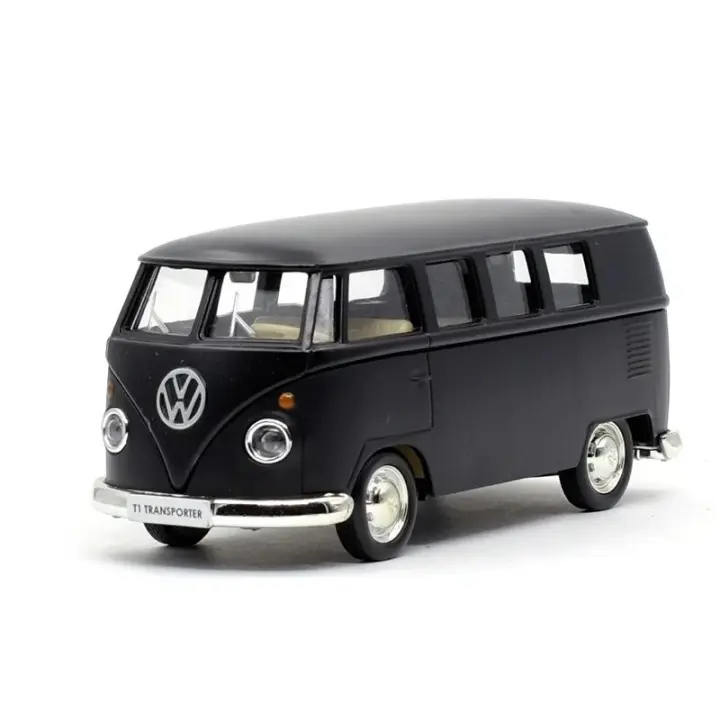 Coche De Colección Volkswagen T1 Miniatura 1/36 Juguete De Aleación De Metal Para Niños Modelo De Vehículo Bus De Coleccionista - 1