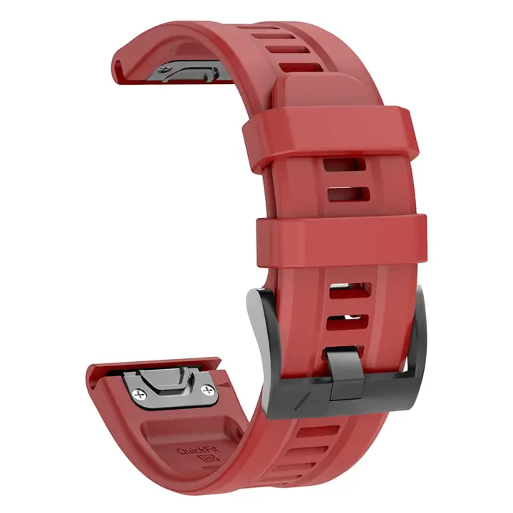Correa De Reloj De Silicona QuickFit 22mm 26mm Para Garmin Fenix 6X pro 5X plus Epix Gen 2 Bandas Compatible Con Fenix 6 pro 5 plus Unisex - 1