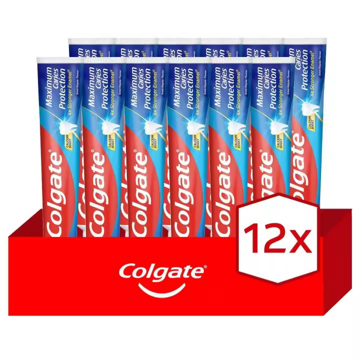 Pasta de dientes Colgate Maximum Caries Protection, protección caries 75ml. Pack 12 - 1