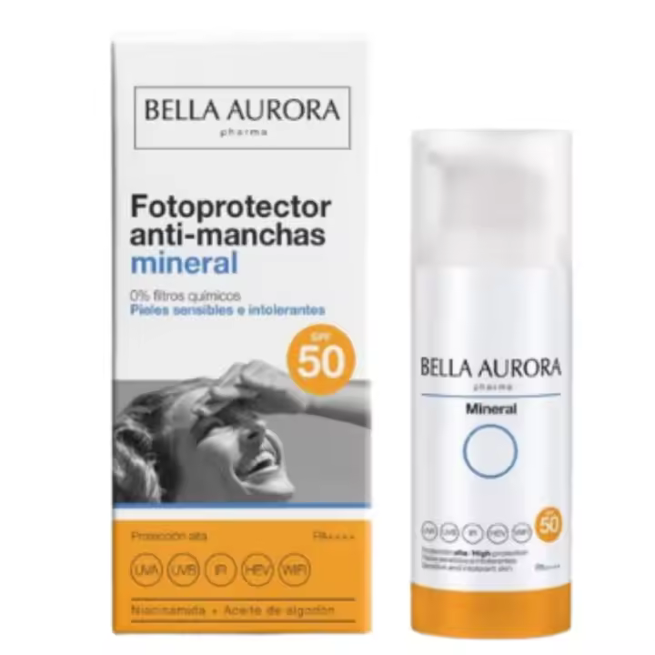 Protector Solar Bio10 Uva Plus SPF50 Sensible 50ml Bella Aurora - 1