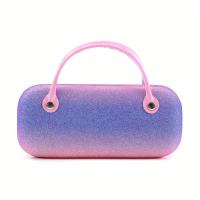 Estuche De Gafas Color Block Rainbow Y2K Estilo Cool Y Lindo Con Manija Caja De Almacenamiento Para Joyería Y Lentes Bolsa De Mano Unisex - details 6