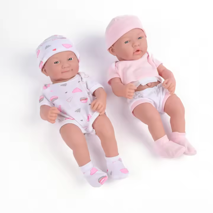 Muñeca Bebe Reborn De 35cm Silicona Realista Para Niñas Y Niños Muñeca Emoticon Llorando Juguete Interactivo Para Niños Mayores De 3 Años - 1
