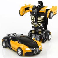 Mini Juguete De Coche 2 En 1 Transformación Automática De Robot Para Niños Modelo De Coche De Plástico Sin Batería Regalo Ideal Para Edades 4-12 - details 11