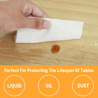 Funda Redonda De PVC Impermeable Y Antiaceite Con Borde Elástico Para Mesa Protección Fácil De Limpiar Para Hogar Y Eventos - details 5
