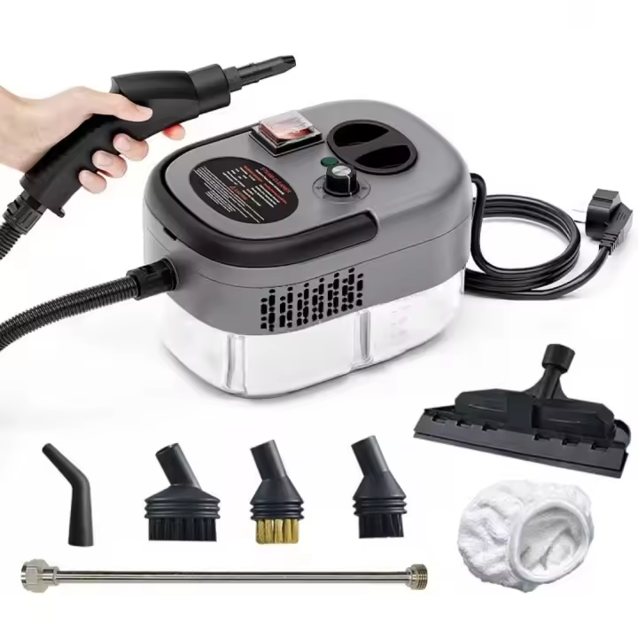 Limpiadores a vapor portátiles de alta temperatura y presión de 2500 W, aire acondicionado, campana extractora de cocina, máquina de limpieza a vapor para automóviles, limpieza de pisos - 1