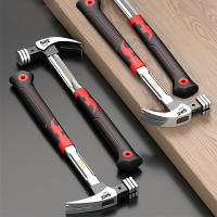 Martillo De Grapa 10oz/13oz Cabeza Redonda Y Cuadrada Herramienta De Eliminación De Clavos Para Carpintería Y Trabajo Con Madera - details 1