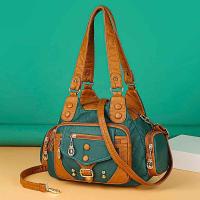 Nueva Moda Bolso De Hombro Para Mujer De Cuero Suave De Alta Calidad Marca Famosa Diseñador Bolso De Mano De Lujo Bolsos De Hombro Casual Con Decoración De Rivet - details 4