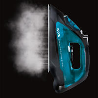 Plancha de vapor Jocca para la ropa con opción de planchado horizontal, vertical y seco con control de vapor y temperatura, suela de cerámica, sistema antical, sistema antigoteo y sistema de autolimpieza. - details 1