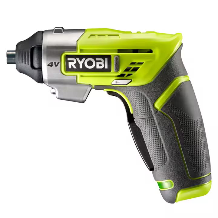 Ryobi Atornillador ERGO 4V con Luz LED y 10 Puntas de Atornillar - 1