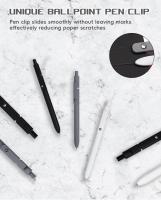 Zanshi Set De Rotuladores Gel Negro Y Blanco Gris Retráctil Tinta Secado Rápido Tamaño De Punta Fina Escritura Suave Avanzada Para Oficina Y Escuela - details 2