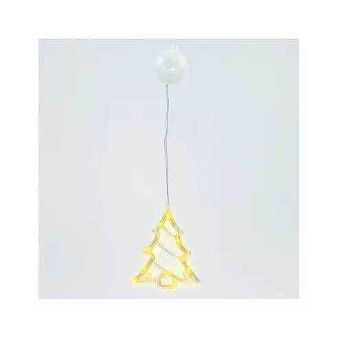 Árbol colgante LED DIP de Navidad para decoración de interior 3xLR03/AAA (0,23W 3000K) IP20 16x20cm con ventosa - 1
