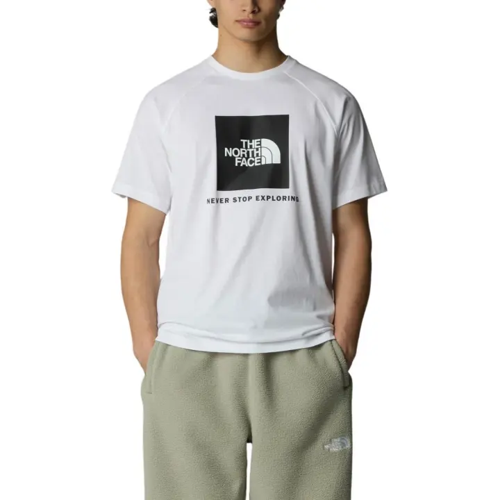 The North Face Redbox Camiseta M S/S RAGLAN TNF WHITE - 1