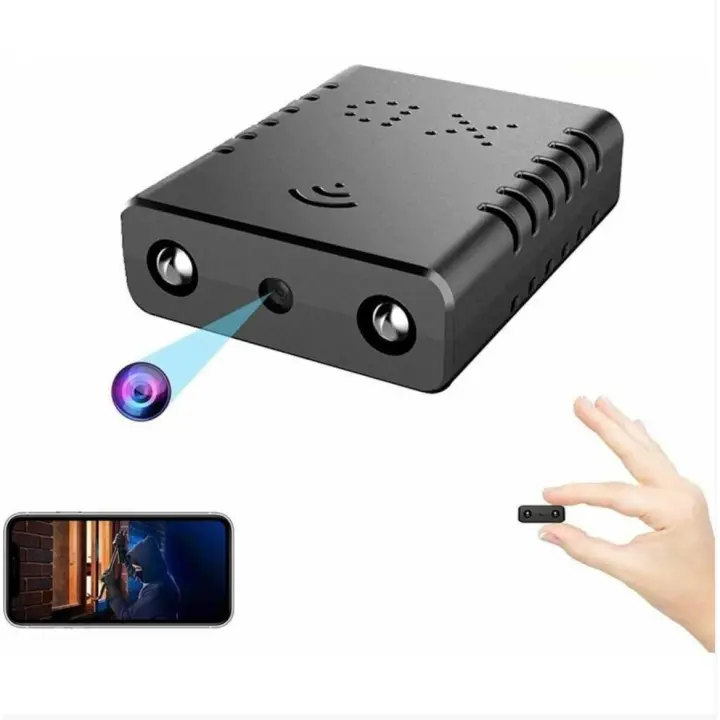 Mini Cámara de Seguridad Inalámbrica 1080P HD para Oficina en Casa o Al Aire Libre (Negro) SSITO - 1