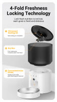ROJECO A60 Dispensador De Alimentos Para Mascotas Con Cámara HD 1080P Y Control Remoto Por App Feeder Automático Para Gatos Y Perros Capacidad De 3L - details 7