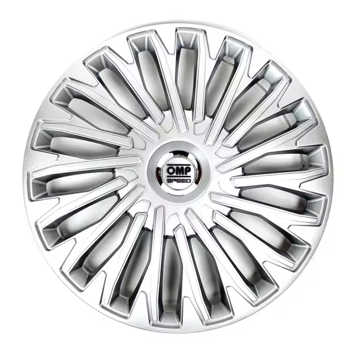 OMP SPEED JUEGO DE 4 TAPACUBOS STINGER COLOR PLATA 15 PULGADAS - 1