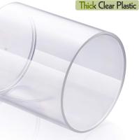 Juego de 4 dispensador de soporte para Bola de algodón, hisopos de algodón redondos, hilo dental-10oz frasco de plástico transparente para organización de almacenamiento de bote de baño, organizador de maquillaje de vanidad - details 2
