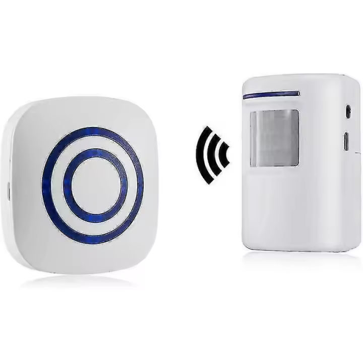 Alarma del paso, tienda Bell, sistema de alarma inalámbrico con el detector de movimiento-ZHENV - 1