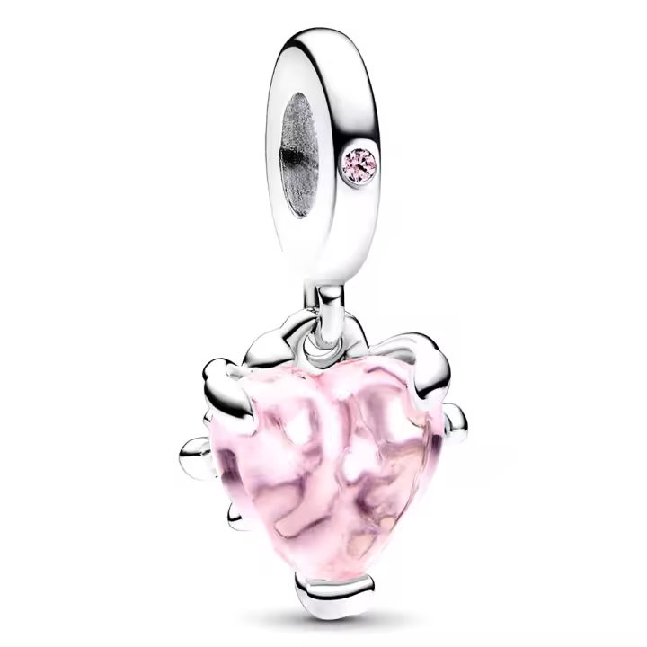 Pandora Charm de Colgante en Plata de Ley Árbol Genealógico Rosa Concéntrico Homólogo，Incluye Caja Original - 1