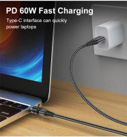 Cable Magnético Rápido 60W PD Lovebay Para iPhone 13 12 Samsung Xiaomi Macbook Huawei Con Cargador USB C a Tipo C Micro Datos - details 3