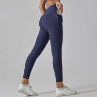 Leggings Para Mujer Con Bolsillos Pantalones De Yoga Para Gimnasio Deporte Fitness De Cintura Alta Control De Abdomen Para Correr Entrenamiento - details 13