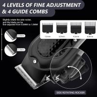 Máquina Cortar Pelo, Cortapelos Hombre Profesional, Cortadora Eléctrica Máquina de Maquillaje with LED Pantalla,Carga rápida USB Cortadora de Pelo para Barba,Apto para familias/Peluqueros - details 0