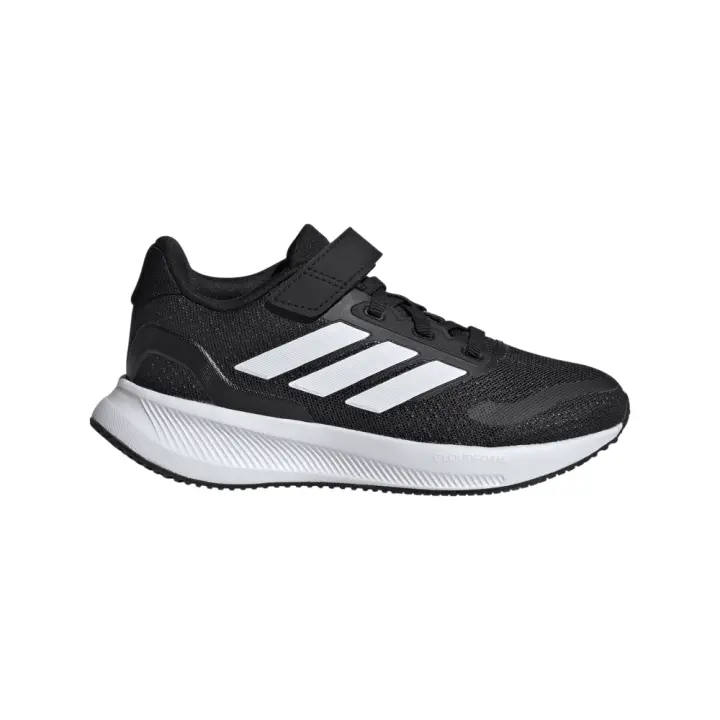 Zapatilla Adidas Runfalcon 5 EL C Negras - zapatilla de running para niños. - 1