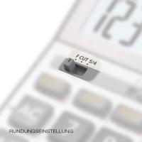 Casio DF-120BM - Calculadora de Sobremesa Medidas 179.5 × 126.5 × 32.6 mm Alimentación Solar y Pilas Cálculo de Impuestos Coste, Venta y Margen Pantalla LCD Extra Grande de 12 Dígitos Placa Frontal Metálica Color Gris - details 2