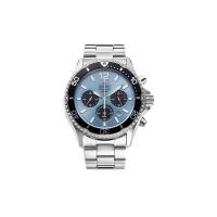 ​reloj cronógrafo hombre solar Orient Sports Chronograph Ice Blue Panda RA-TX0206L 42.8mm 200m WR cristal de zafiro correa de acero (funciona con energía solar o luz) - details 4
