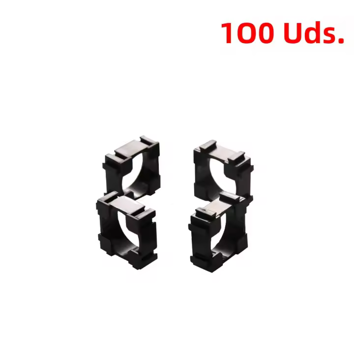 Soporte De Batería Cilíndrica De Plástico Anti Vibración Para Baterías 18650 Soporte De Resina Duro Para Baterías Cylindrical 500-100pcs - 1