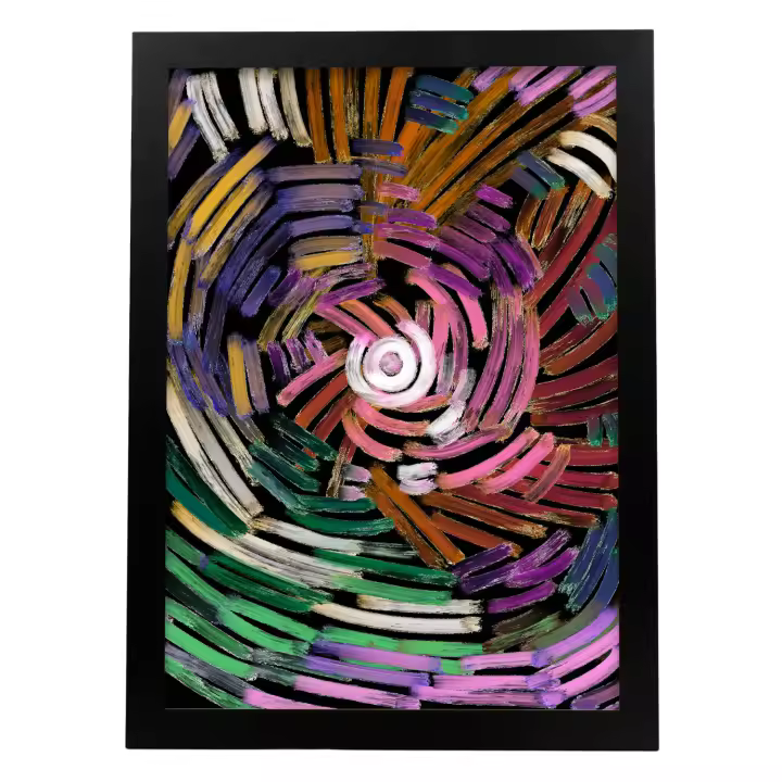 Nacnic Diseño De Color Hilo Dangado Lamina - Garabato Surtido Poster - Cuadros Decorativos Estéticos - Sala De Estar, Dormitorio, Hogar - 1