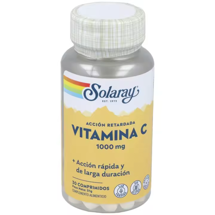 Solaray Small Vit C 1000Mg 30Comp - 1