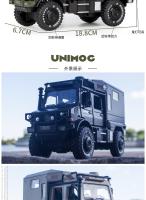 Modelo De Coche De Aleación Mercedes-Benz UNIMOG 1:28 Para Niños Regalo De Metal Con Absorción De Choque Off-Road Juguete Para Niños A313 - details 12