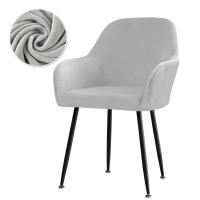 Funda De Silla De Velours Suave Cubierta Elástica De Spandex Para Silla De Armario Alto Adecuada Para Oficina Hotel Boda Sala De Estar - details 5