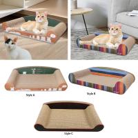 Mesa De Rascado Para Gatos Sillón Versátil Y Resistente Estilo Vintage Nido Para Gatos Decoración Para El Hogar Alfombrilla De Rascado Para Mascotas - details 2