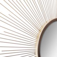 ARISE SHOP--Espejo sol 60 cm oro,Espejo de Pared Decorativo para Colgar en Forma de Resplandor Solar - details 1