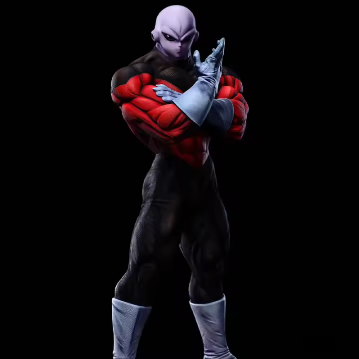 Figura De Acción Interchangeable Dragon Ball Super Jiren 3 Brazos 26cm Modelo GK De Anime Decoración De Escritorio Regalo Coleccionable Para Fans De 14 Años O Más - 1