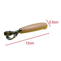 Cuchillo De Talla De Cuero Profesional Con Mango De Madera Herramienta Portátil Para Trabajos De Cuero DIY Iniciante - details 5