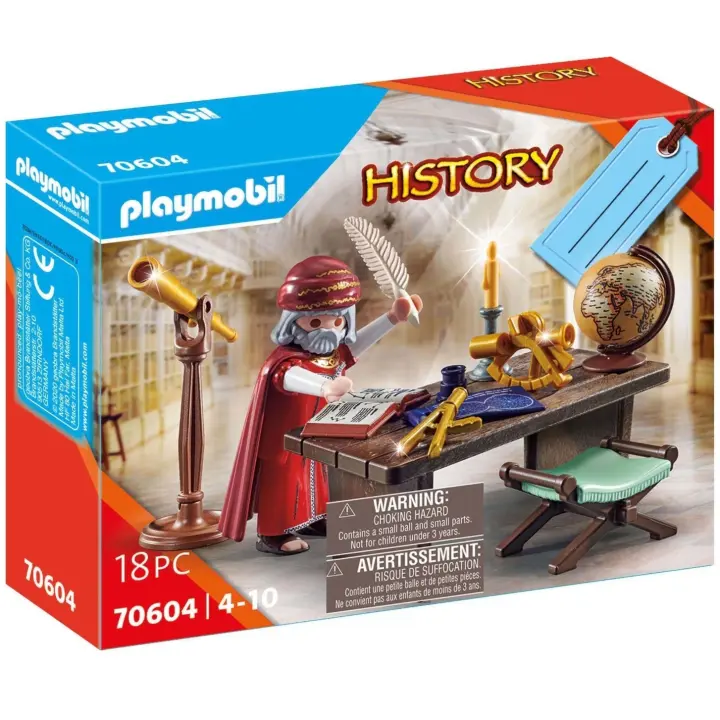 Playmobil Astrónomo Galileo, 70604, Tienda con Licencia Oficial - 1