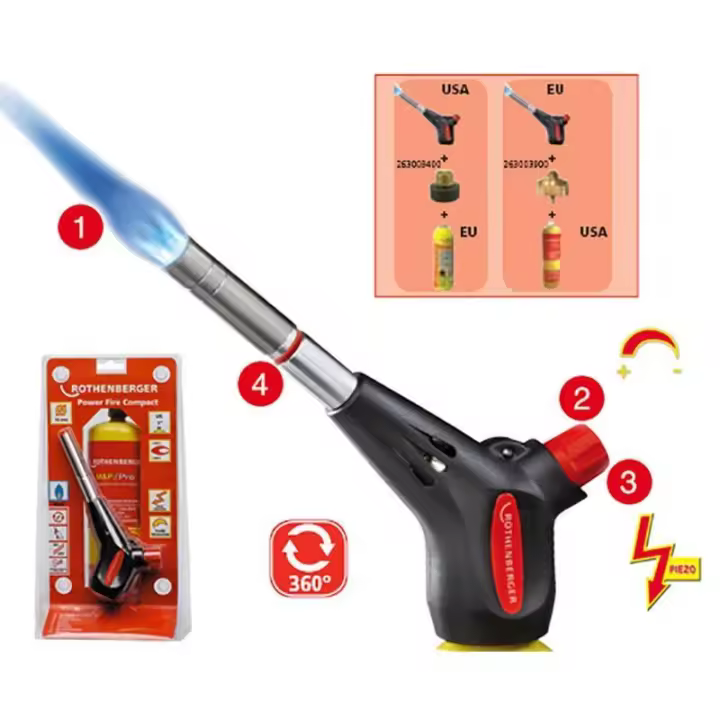 Soplete+botella power fire compact usa - 1