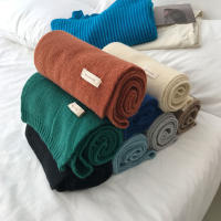 Bufanda Plana De Color Sólido Coreano Para Parejas, Tejida Con Hilo Grueso Y Cálido, Moda De Otoño E Invierno, Mantel De Adultos Para Exteriores - details 6