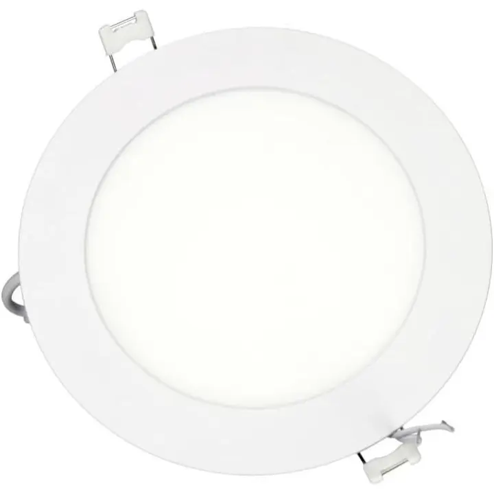Jandei - Downlight LED, Panel Extraplano Redondo, Iluminación 9W, para Colocación en Interior, Color de Luz Blanco cálido 3000K, Fuente De Alimentación Incluida - 1