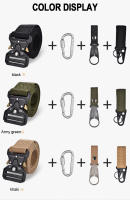 Cinturón Táctico De Lona Para Hombres Con Gancho Para Botella De Agua Y Carabineros Kit De Equipo De Caza Al Aire Libre - details 13