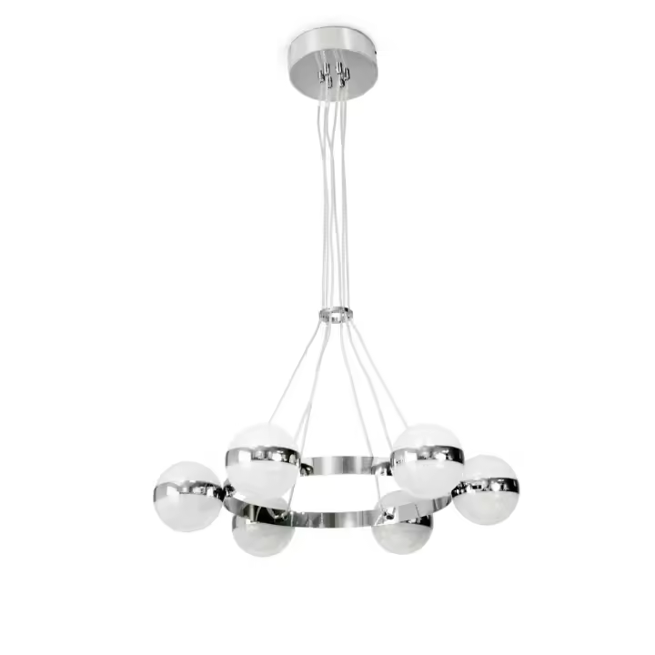 Lámpara de Techo Colgante Led Constellation IV - 8 W - 4200 K - Cromo - Metal - AZABAK - 1