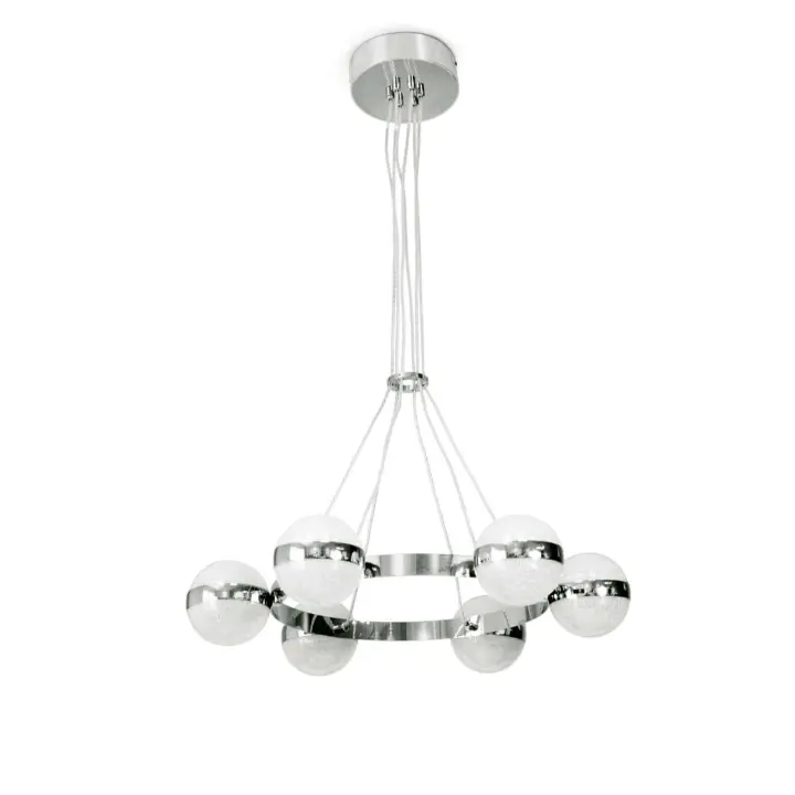 Lámpara de Techo Colgante Led Constellation IV - 8 W - 4200 K - Cromo - Metal - AZABAK - 1