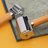 Herramienta De Planchado Para Cuero Koveen Rueda De Pegamento De Bordes De Cuero 26/60/100mm Herramienta De Planchado Para Madera De Leña Artesanal Herramienta De Planchado Para Metal De Acero - details 4