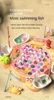 Juguete De Pesca Eléctrico Para Niños Con Música Y Tablero Interactivo Juego De Habilidades Motoras Finas Regalo Para Niños Juguetes Interactivos Para Padres E Hijos - details 1